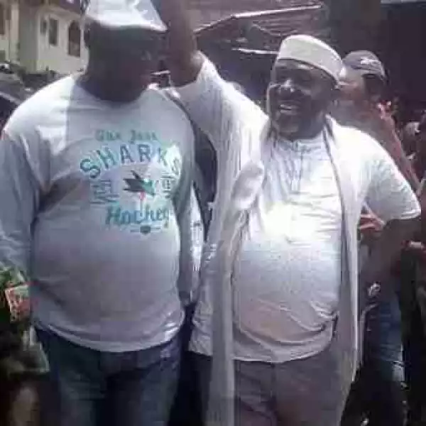 "Pot Belly Of Wickedness" - Photos Of Okorocha & His Aide Got People Talking Online